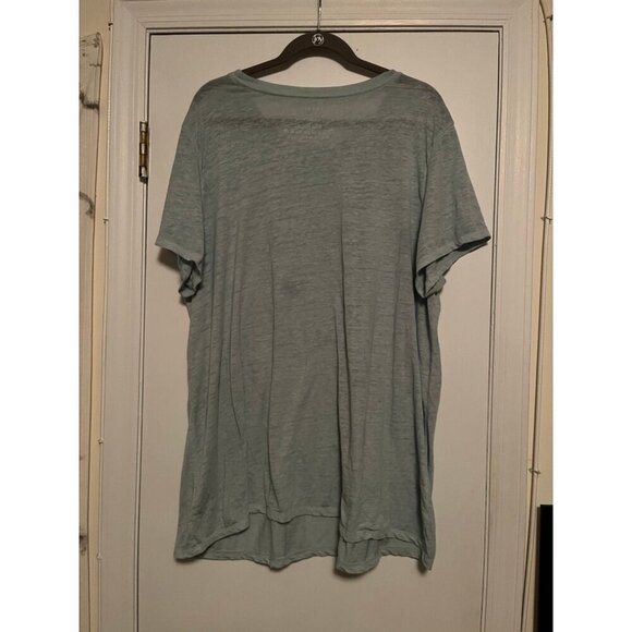 Torrid Size 3 Teal Short Sleeve Tee -- STAINED - Picture 5 of 8